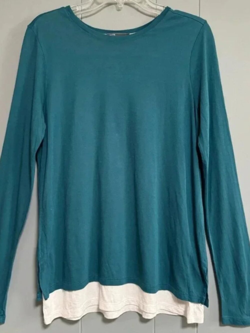Vince Teal Double Layered Tunic